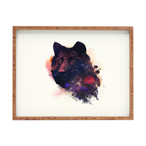 Robert Farkas Universal wolf Rectangular Tray
