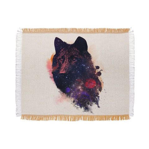 Robert Farkas Universal wolf Throw Blanket