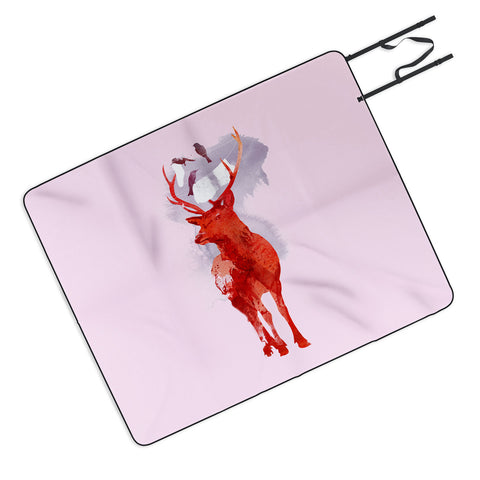 Robert Farkas Useless Deer Picnic Blanket
