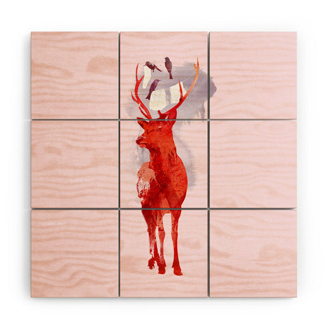 Robert Farkas Useless Deer Wood Wall Mural