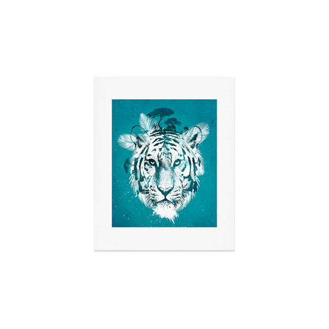 Robert Farkas White Tiger Art Print