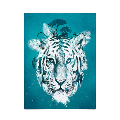 Robert Farkas White Tiger Poster