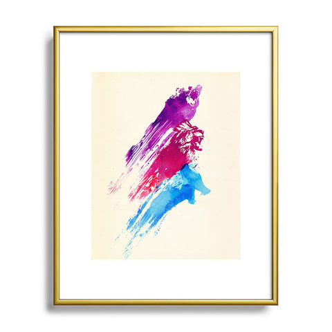 Robert Farkas Wild Colours Metal Framed Art Print