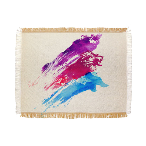 Robert Farkas Wild Colours Throw Blanket