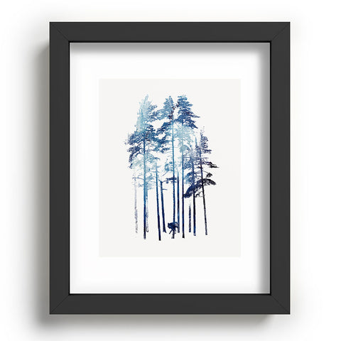 Robert Farkas Winter wolf Recessed Framing Rectangle