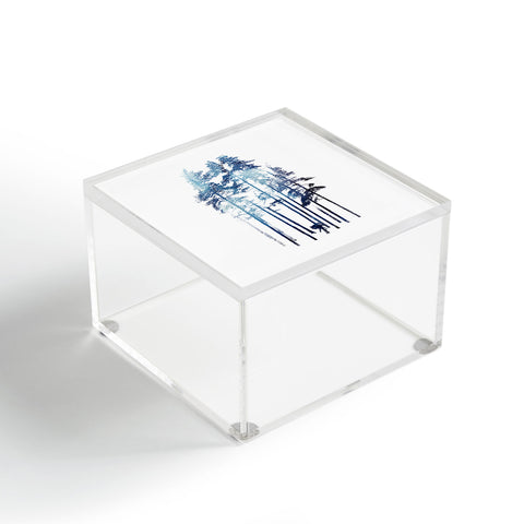 Robert Farkas Winter wolf Acrylic Box