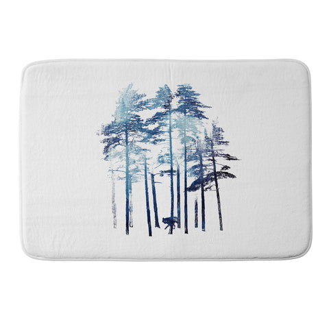 Robert Farkas Winter wolf Memory Foam Bath Mat