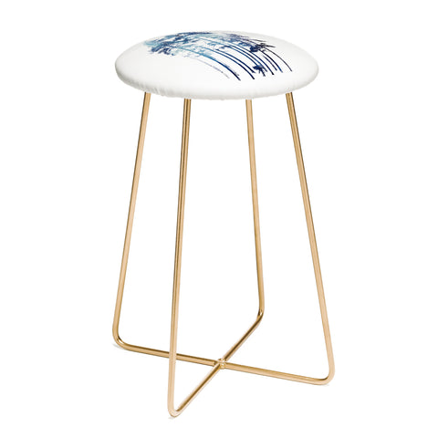 Robert Farkas Winter wolf Counter Stool