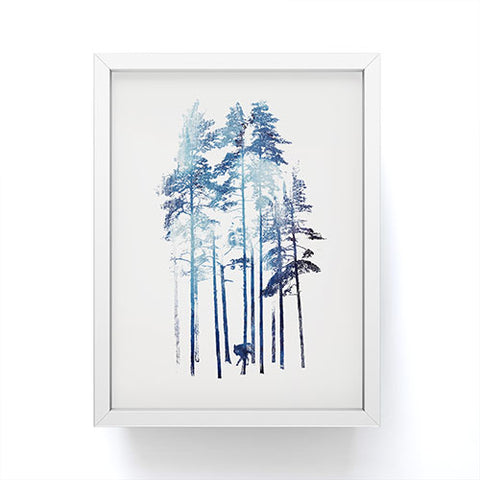 Robert Farkas Winter wolf Framed Mini Art Print