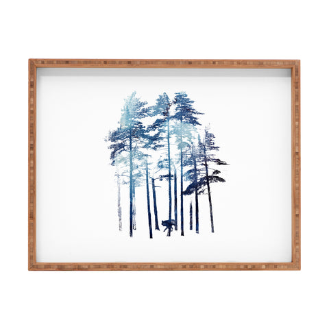 Robert Farkas Winter wolf Rectangular Tray
