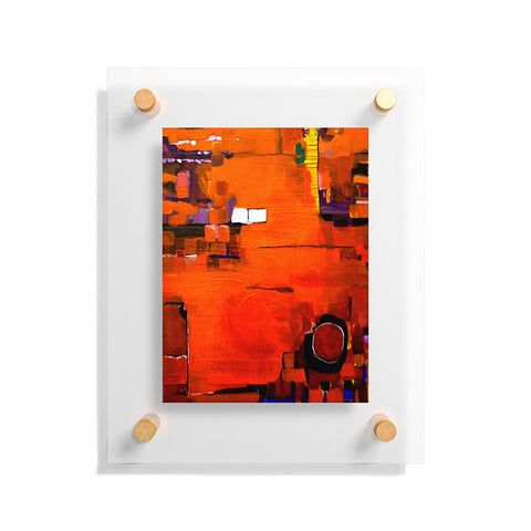 Robin Faye Gates Abstract Orange 1 Floating Acrylic Print
