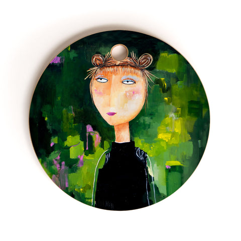 Robin Faye Gates Aleta Cutting Board Round