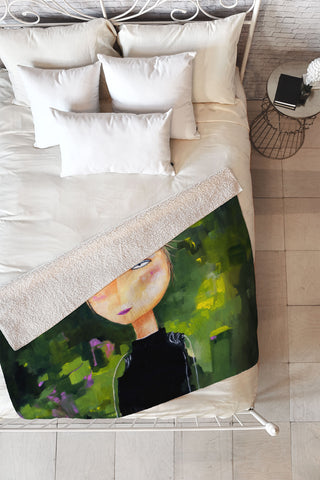 Robin Faye Gates Aleta Fleece Throw Blanket