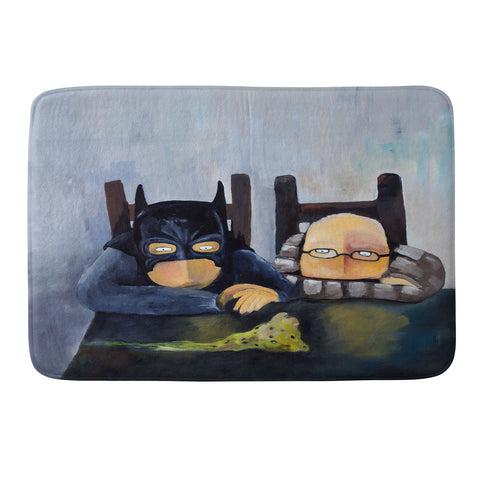 Robin Faye Gates Are Those Raisins Memory Foam Bath Mat