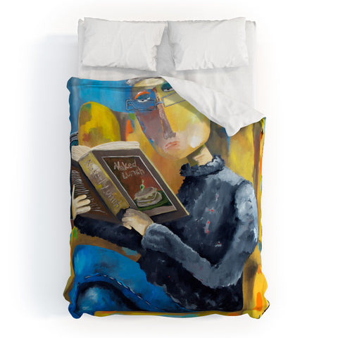 Robin Faye Gates At The End Of The Fork Duvet Cover