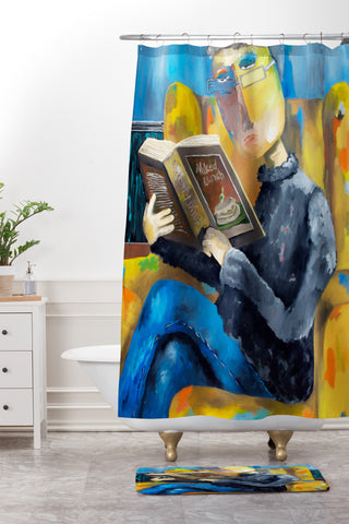 Robin Faye Gates At The End Of The Fork Shower Curtain And Mat