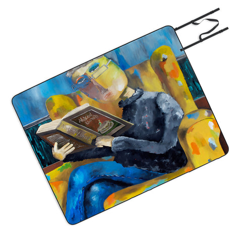 Robin Faye Gates At The End Of The Fork Picnic Blanket