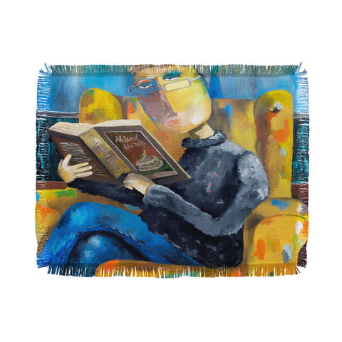 Robin Faye Gates At The End Of The Fork Throw Blanket