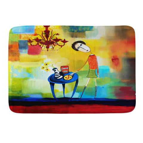 Robin Faye Gates Cheeze It Thank You Memory Foam Bath Mat