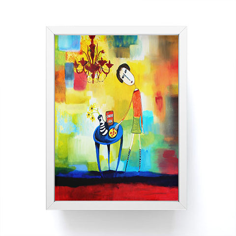 Robin Faye Gates Cheeze It Thank You Framed Mini Art Print