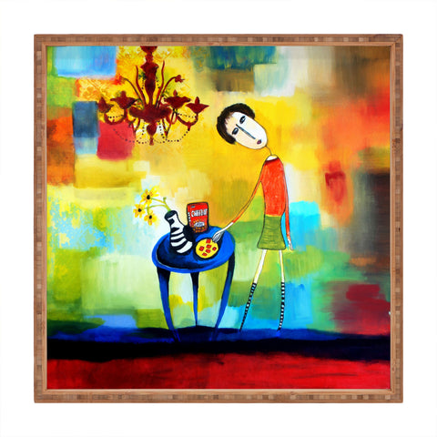 Robin Faye Gates Cheeze It Thank You Square Tray