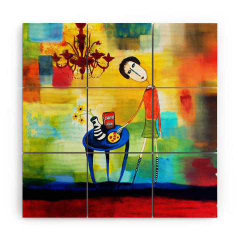 Robin Faye Gates Cheeze It Thank You Wood Wall Mural