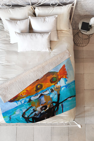 Robin Faye Gates Day 12 All Clear Fleece Throw Blanket