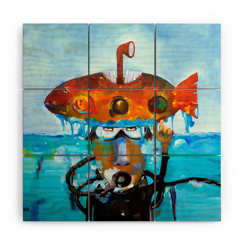 Robin Faye Gates Day 12 All Clear Wood Wall Mural