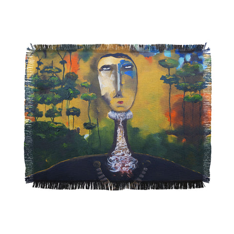 Robin Faye Gates Forest For Trees Throw Blanket
