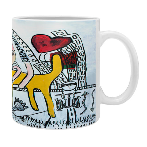 Robin Faye Gates Hug Your Dog Coffee Mug