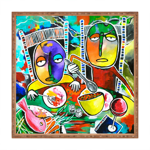 Robin Faye Gates I Should Give Relish A Try Square Tray