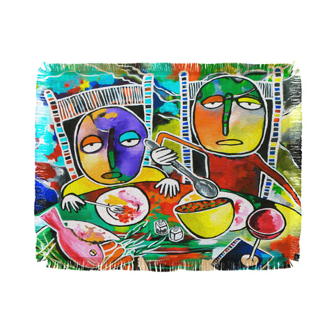 Robin Faye Gates I Should Give Relish A Try Throw Blanket