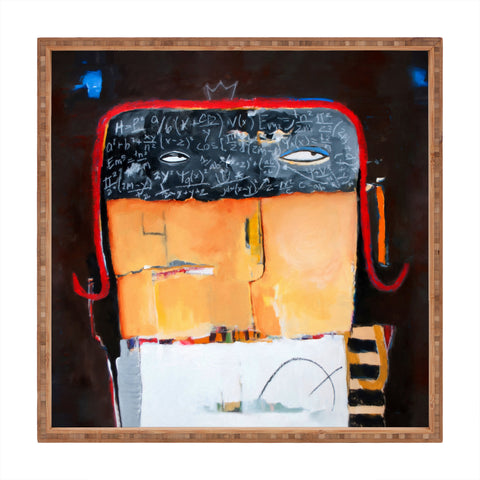 Robin Faye Gates I Was Told There Would Be No Math Square Tray