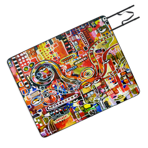 Robin Faye Gates It Came From Detroit Picnic Blanket