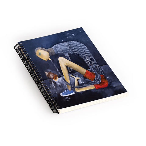 Robin Faye Gates Leonardos Left Shoe Spiral Notebook