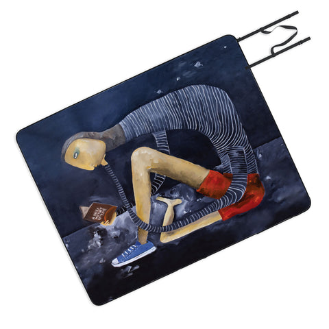 Robin Faye Gates Leonardos Left Shoe Picnic Blanket