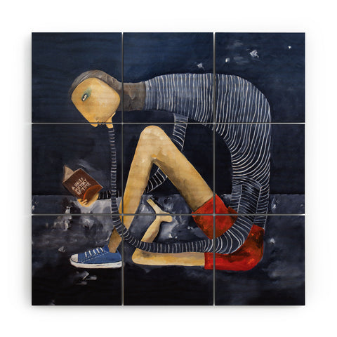 Robin Faye Gates Leonardos Left Shoe Wood Wall Mural