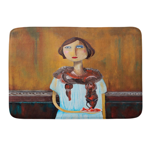 Robin Faye Gates Mary And Larry Memory Foam Bath Mat