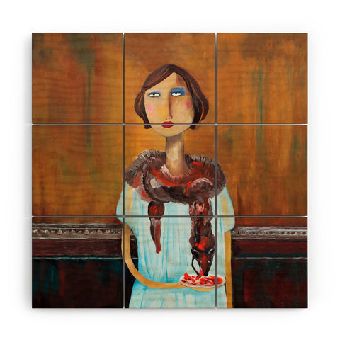 Robin Faye Gates Mary And Larry Wood Wall Mural