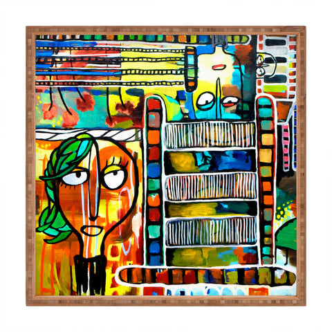 Robin Faye Gates Musical Chairs Square Tray