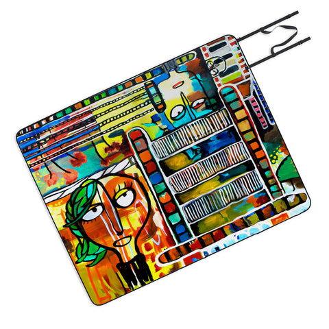 Robin Faye Gates Musical Chairs Picnic Blanket