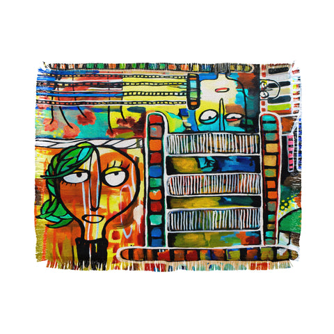 Robin Faye Gates Musical Chairs Throw Blanket