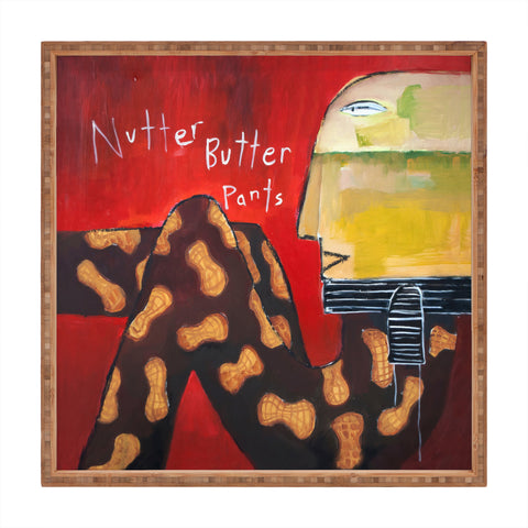 Robin Faye Gates Nutter Butter Pants Square Tray