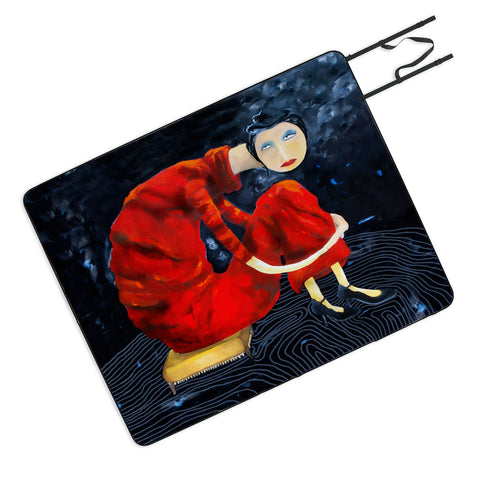 Robin Faye Gates On Top Of The World Picnic Blanket