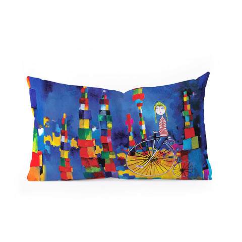Robin Faye Gates Out Of Bounds Oblong Throw Pillow