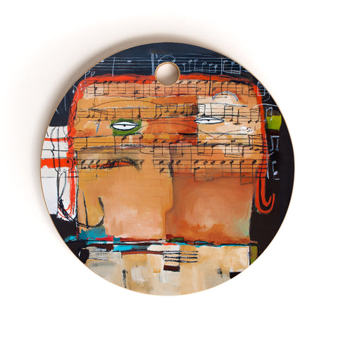 Robin Faye Gates Reinventing Bolero Cutting Board Round