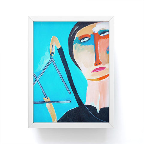Robin Faye Gates Respect The Triangle Framed Mini Art Print