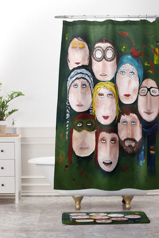 Robin Faye Gates Some Of Us Shower Curtain And Mat