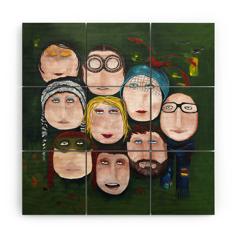 Robin Faye Gates Some Of Us Wood Wall Mural