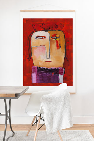 Robin Faye Gates Stellas Love Art Print And Hanger